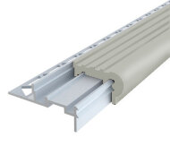 Порог противоскользящий MP73 с резиновой вставкой Серый 2,7 м