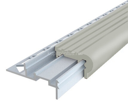 Заказать Порог противоскользящий MP73 с резиновой вставкой Серый 2,7 м 