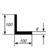 Заказать Уголок из алюминия 100х100х6 мм равносторонний 3 м Заказать Уголок из алюминия 100х100х6 мм равносторонний 3 м