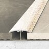 Алюминиевый порог одноуровневый 40 мм Effector A 64-0916 Дуб Белый 2,7 м