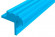 Заказать Противоскользящий закладной профиль 30 мм из резины Безопасный шаг БШ-30 голубой 10 м 