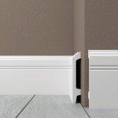 Напольный плинтус 120х20 мм Де-Багет XPS POLYMER Н 120 белый 2 м