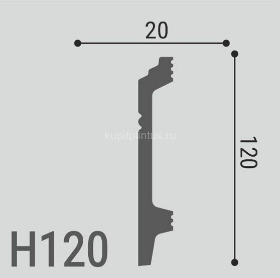Заказать Напольный плинтус 120х20 мм Де-Багет XPS POLYMER Н 120 белый 2 м Заказать Напольный плинтус 120х20 мм Де-Багет XPS POLYMER Н 120 белый 2 м