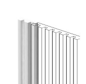 Финишный молдинг 11х34 мм HiWood LF129A NP белый 2,7 м Финишный молдинг 11х34 мм HiWood LF129A NP белый 2,7 м