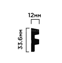 Заказать Финишный молдинг 11х34 мм HiWood LF129A NP белый 2,7 м Заказать Финишный молдинг 11х34 мм HiWood LF129A NP белый 2,7 м