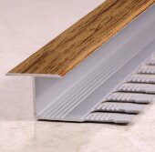 Алюминиевый профиль Т-образный 16 мм Т-16 КД Дуб деревенский 2,7 м