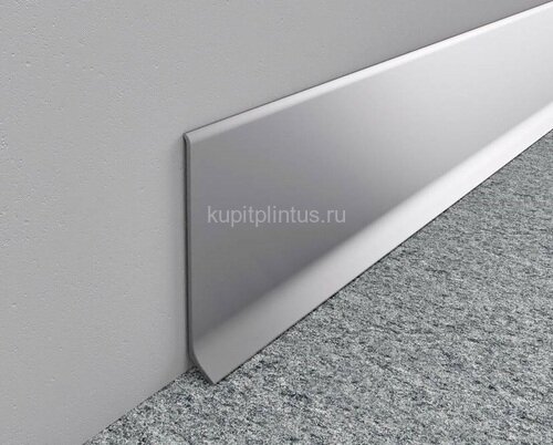 Заказать Напольный плинтус алюминиевый 40 мм ПТ-40 сырой алюминий 3 м Заказать Напольный плинтус алюминиевый 40 мм ПТ-40 сырой алюминий 3 м