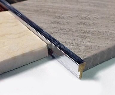 Заказать Профиль Т-образный (вставка) ЛПТ-05 латунный хром полированный 2,7 м 