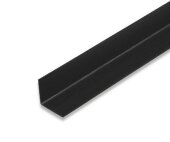 Алюминиевый уголок 21х21 мм ПВ21х21 внутренний черный 2,7 м