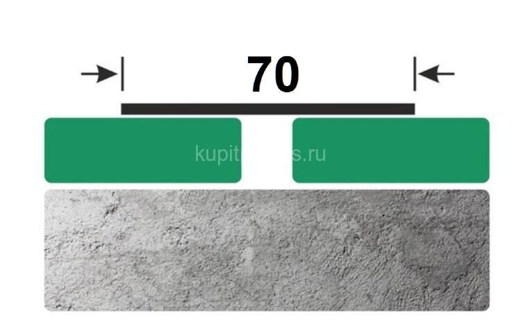 Заказать Стальная полоса 70 мм FB 70 GS золото сатинированное 3м 