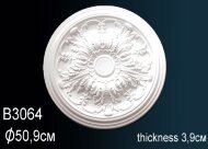 Потолочная розетка Перфект B3064 508 мм