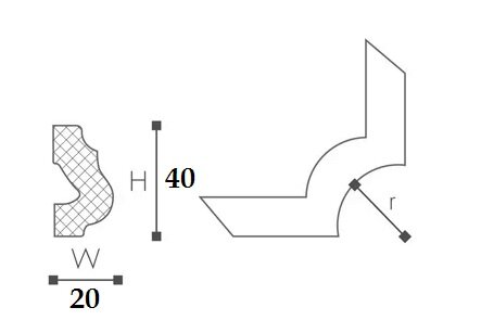 Заказать Декоративный уголок для карниза NMC Nomastyl O24 20х40 (кмп 4 штуки) Заказать Декоративный уголок для карниза NMC Nomastyl O24 20х40 (кмп 4 штуки)