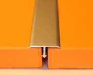 Алюминиевый Т-профиль 20 мм Евротрим Т-20 7337.00 золото 3 м Алюминиевый Т-профиль 20 мм Евротрим Т-20 7337.00 золото 3 м