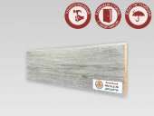 Напольный плинтус МДФ Teckwood цветной 80х10 Дуб Дастер 2.15 м