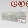 Напольный плинтус МДФ Teckwood цветной 80х10 Дуб Дастер 2.15 м