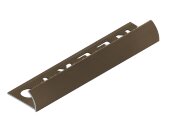 С-профиль для плитки внешний 10 мм NEEXY PV17-47 MBR-D темная бронза матовая 2.7 м