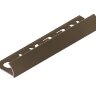 С-профиль для плитки внешний 10 мм NEEXY PV17-47 MBR-D темная бронза матовая 2.7 м