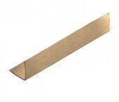 Уголок 20х20 мм из нержавеющей стали NEEXY PVS100-04 BG золото браш 2.7м