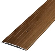 Порог одноуровневый декорированный А4 КД Дуб темный 2,7 м
