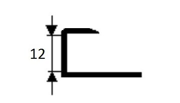 Заказать Алюминиевый профиль для ламината оконечный Panel "L" с рифлением 12 мм PV45-17 титан блестящий 2,7 м Заказать Алюминиевый профиль для ламината оконечный Panel "L" с рифлением 12 мм PV45-17 титан блестящий 2,7 м