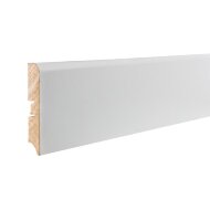 Плинтус МДФ L-Декор под покраску LP102-82 напольный 2,05м Плинтус МДФ L-Декор под покраску LP102-82 напольный 2,05м