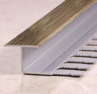 Алюминиевый профиль Т-образный 16 мм Т-16 КД Дуб венский 2,7 м