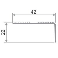 Заказать Порог угловой алюминиевый ПО-40х20 бронза матовая 2,7 м Заказать Порог угловой алюминиевый ПО-40х20 бронза матовая 2,7 м