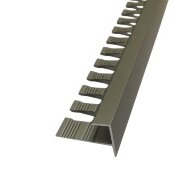 Профиль F-образный гибкий из алюминия ПФ-12 бронза матовая 2,7 м Профиль F-образный гибкий из алюминия ПФ-12 бронза матовая 2,7 м