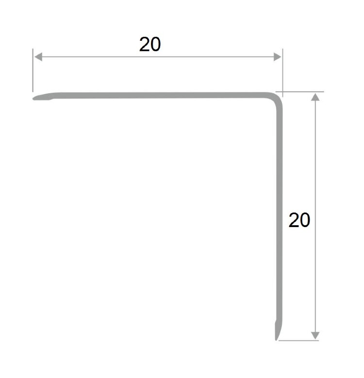 Заказать Уголок отделочный алюминиевый ПН-20х20 Бронза светлая глянец 2,7 м Заказать Уголок отделочный алюминиевый ПН-20х20 Бронза светлая глянец 2,7 м