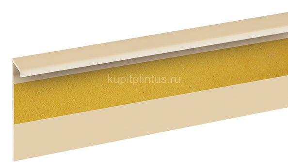 Заказать Плинтус ребристый для ковролина Cezar Dwo цвет 103 бежевый 2,5 м 