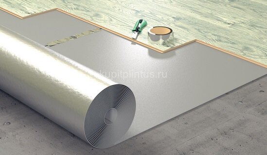 Заказать Подложка Cezar Pro Maxi Roll для полов с подогревом серебряная 2 мм 15 м2 