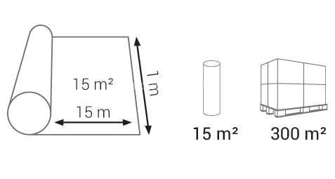 Заказать Подложка Cezar Pro Maxi Roll для полов с подогревом серебряная 2 мм 15 м2 