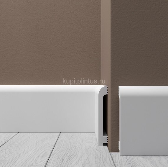 Заказать Напольный плинтус 100х16 мм Де-Багет XPS POLYMER Н 3 белый 2 м Заказать Напольный плинтус 100х16 мм Де-Багет XPS POLYMER Н 3 белый 2 м