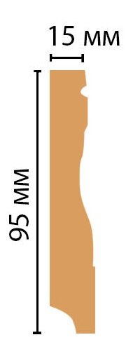 Заказать Напольный плинтус с орнаментом Decomaster 153-552 95х12х2400 мм Заказать Напольный плинтус с орнаментом Decomaster 153-552 95х12х2400 мм