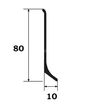Заказать Уголок внутренний металлический для плинтуса ПТ-79/10 М черный муар Заказать Уголок внутренний металлический для плинтуса ПТ-79/10 М черный муар