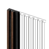 Финишный молдинг 11х34 мм HiWood LF129A BR396NK под дерево 2,7 м Финишный молдинг 11х34 мм HiWood LF129A BR396NK под дерево 2,7 м