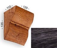 Консоль для балок 135х110х120 мм Уникс Классика К2 Темная олива Консоль для балок 135х110х120 мм Уникс Классика К2 Темная олива