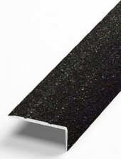 Угловой порог из алюминия Д3 КР Люкс черный металлик (порошковая эмаль) 2,7 м Угловой порог из алюминия Д3 КР Люкс черный металлик (порошковая эмаль) 2,7 м