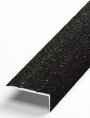 Угловой порог из алюминия Д3 КР Люкс черный металлик (порошковая эмаль) 2,7 м Угловой порог из алюминия Д3 КР Люкс черный металлик (порошковая эмаль) 2,7 м