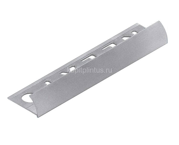 Заказать С-профиль для плитки внешний 12 мм NEEXY PV18-02 MS серебро матовое 2.7 м 