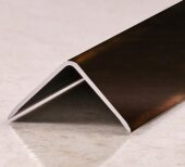 Алюминиевый уголок 30х30 мм PV65-11 коричневый блестящий 2,7 м Алюминиевый уголок 30х30 мм PV65-11 коричневый блестящий 2,7 м