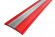 Заказать Профиль противоскользящий из термоэластопласта со вставкой из алюминия полоса NoSlipper 44,5х5,8 мм Алюминий-Красный 2,7 м 