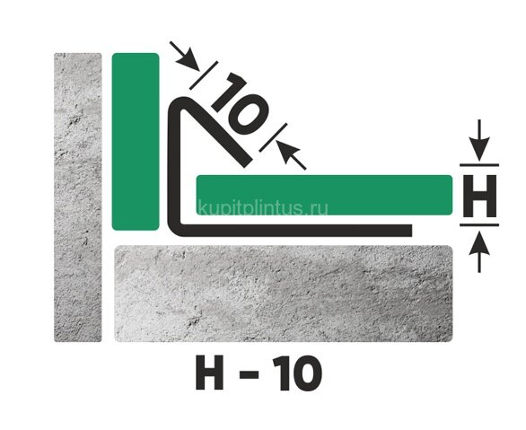 Заказать Внутренний угловой профиль стальной 10 мм Fi 10 GP золото полированное 2,7 м 