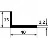 Заказать Алюминиевый уголок 15х40х1,2 мм 3 м Заказать Алюминиевый уголок 15х40х1,2 мм 3 м