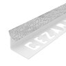Внутренний угол ПВХ для плитки 10 мм Cezar 222 Grey text 2,5 м