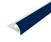 Внешний профиль ПВХ для плитки 10 мм Cezar 112 Синий 2,5 м