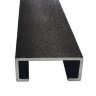Заказать Алюминиевый П-профиль 8х20 мм Б-4 черный муар 3 м Заказать Алюминиевый П-профиль 8х20 мм Б-4 черный муар 3 м