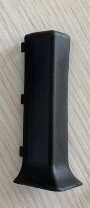 Уголок наружний металлический для плинтуса ПТ-79/10 М черный муар Уголок наружний металлический для плинтуса ПТ-79/10 М черный муар