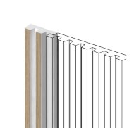 Финишный молдинг 11х34 мм HiWood LF129A BR417N под дерево 2,7 м Финишный молдинг 11х34 мм HiWood LF129A BR417N под дерево 2,7 м