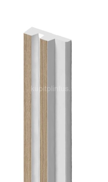 Заказать Финишный молдинг 11х34 мм HiWood LF129A BR417N под дерево 2,7 м 